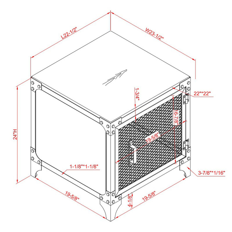 Ensemble de tables basses 2 pièces Inam