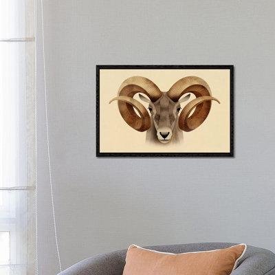Urial 1 Piece Wall Art on Canvas