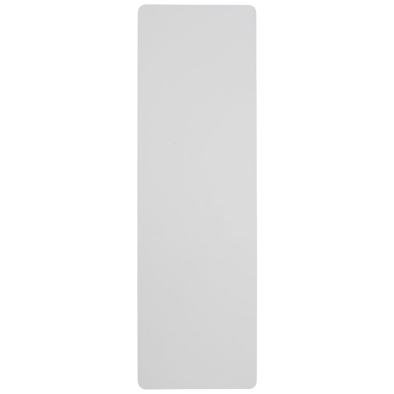 96-Inch Gray Powder Coated Metal Rectangular Folding Table
