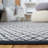 Kilim Flat Weave Cotton Geometric Rug-2008544537
