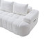 Canapé courbé en tissu 3 places Boucle-1759251612