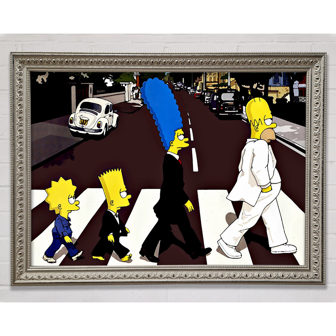 Simpsons Abbey Road - Druck