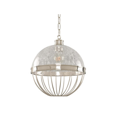 Montauk 1 LT Polished Nickel Pendant Kalco