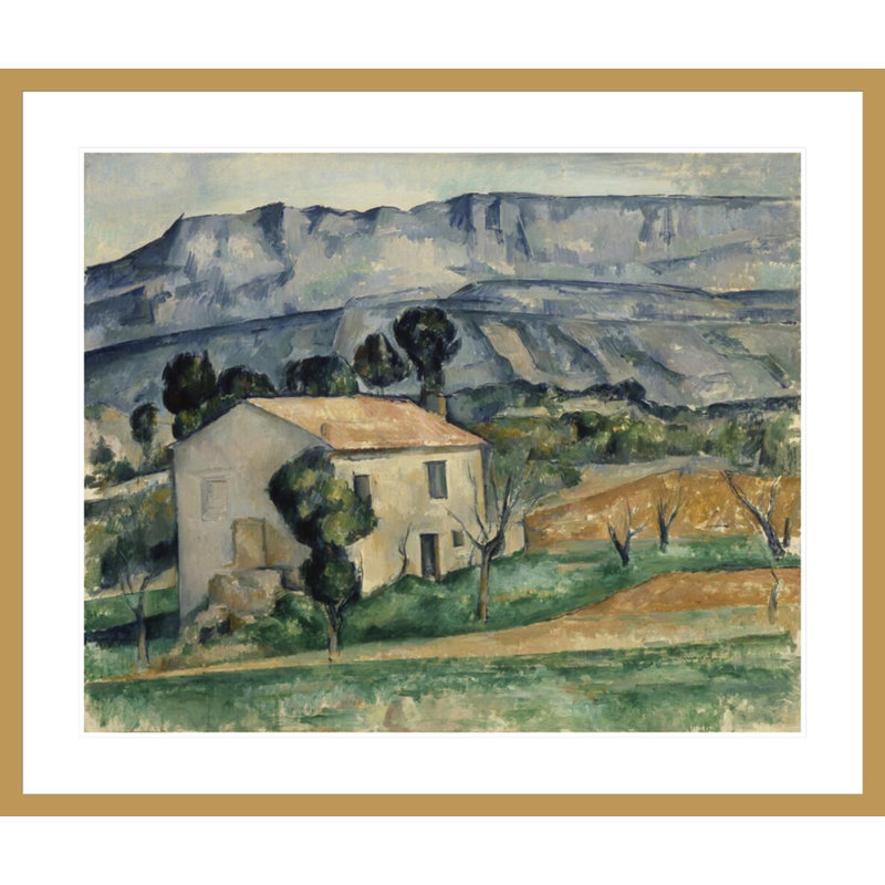 «House in Provence» par Paul Cézanne - Impression sur toile, H 33,5 po x l 39,67 po