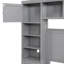 Lit double en bois avec armoire et tablette tout-en-un-1607289986
