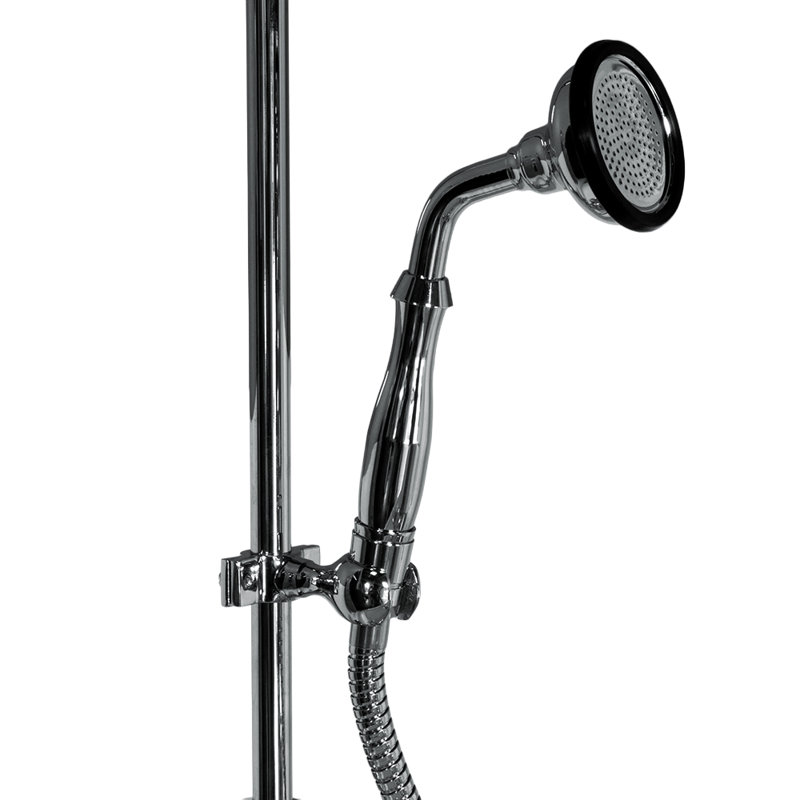 Handheld Conversion Kit with Vacuum Breaker, Riser Bracket and Diverter Kit by Strom Living, Chrome