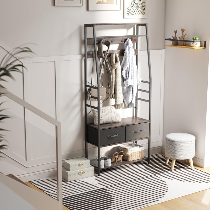 80cm Clothing Rack, Brown