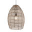 Luminaire suspendu en forme de cône en laiton tissé 12,25 po Atmore - Beachcrest Home ™-690685633-690688276