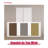 80" Height Primed 5-Lite Frosted Glass Panels Sliding Closet Door with Installation Hardware Kit-110561723