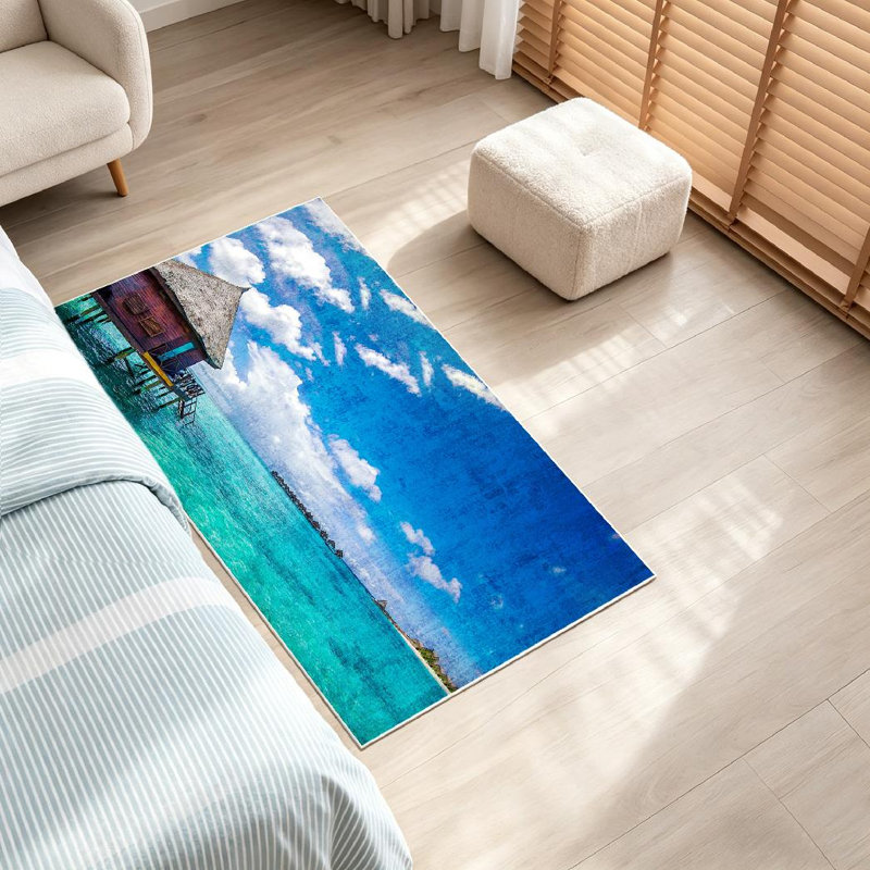 Tapis de plage Clear Water, Rectangle 32 po x 47 po