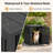 Dog Crate Table,Waterproof Resin Kennel & Side Table Combo