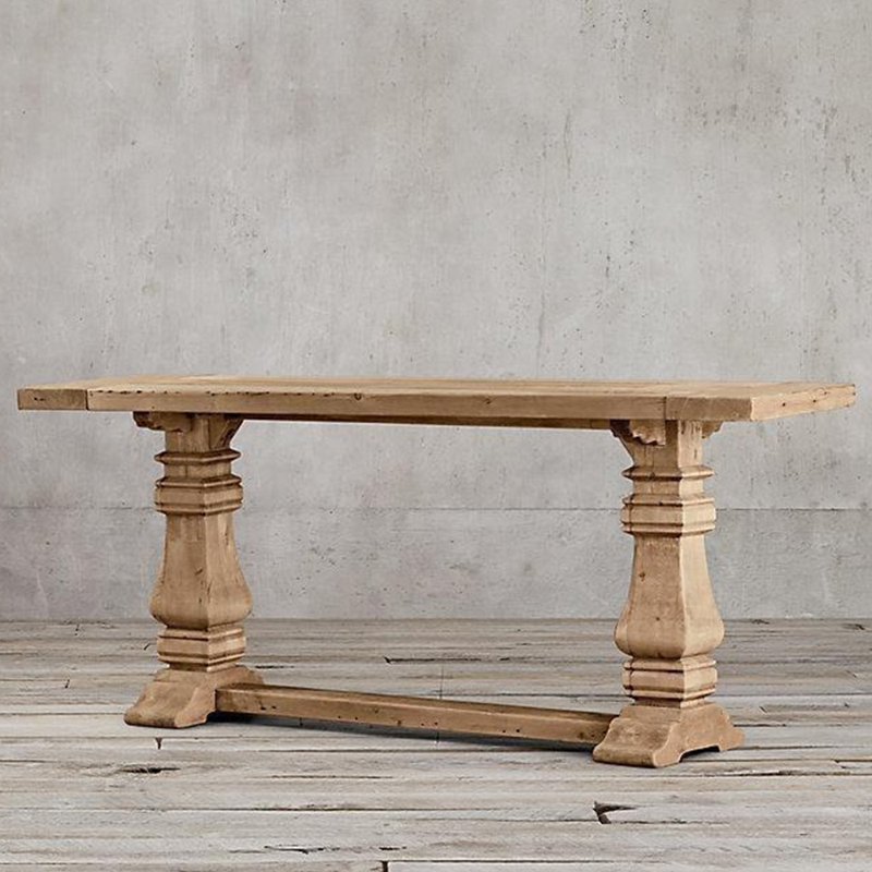 Console américaine de style champêtre rétro.