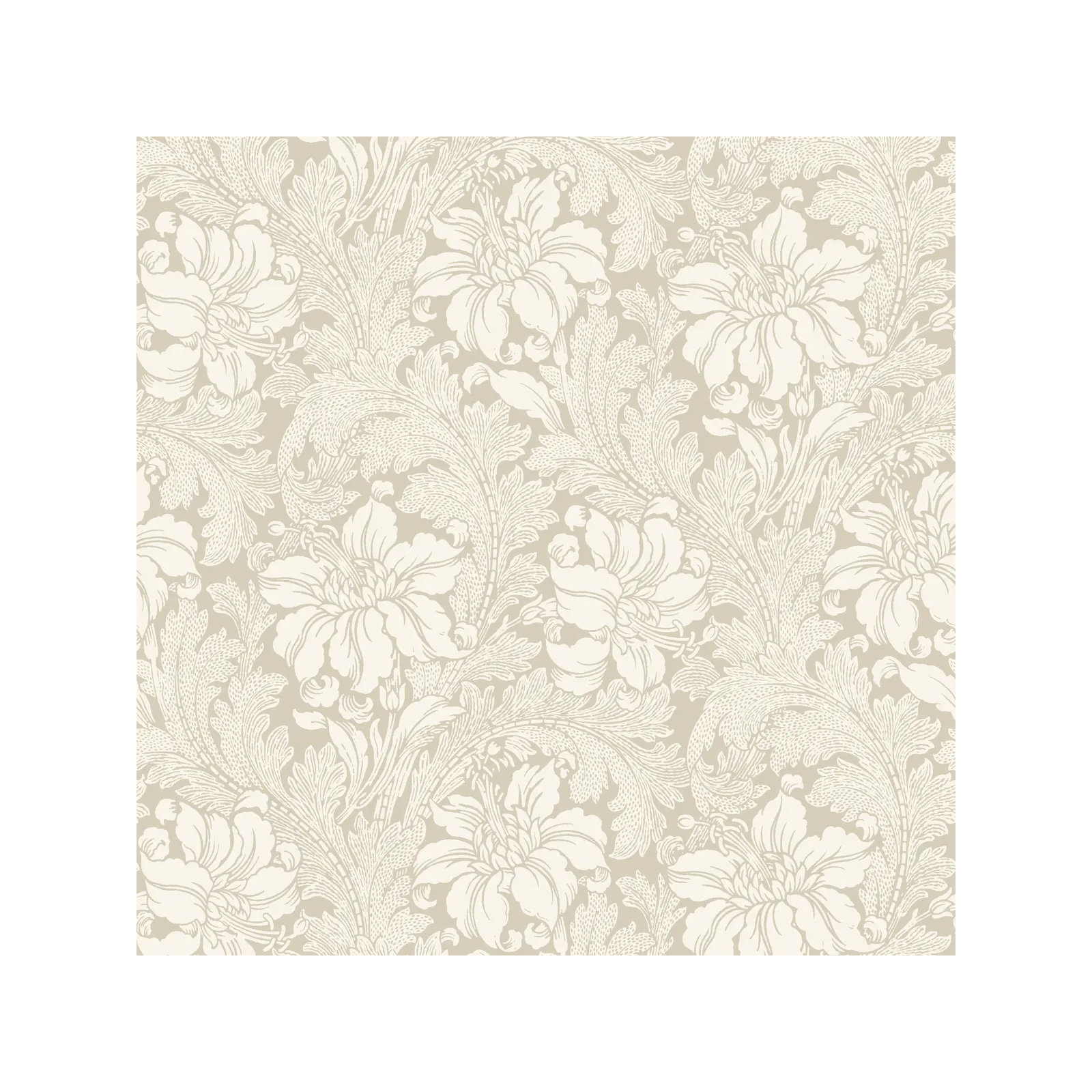 Boråstapeter Acanthus Garden Wallpaper, Stone