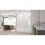 Porte de baignoire coulissante sans cadre l 55 à 59 po x H 58 po Mirage-X de DreamLine-79649263