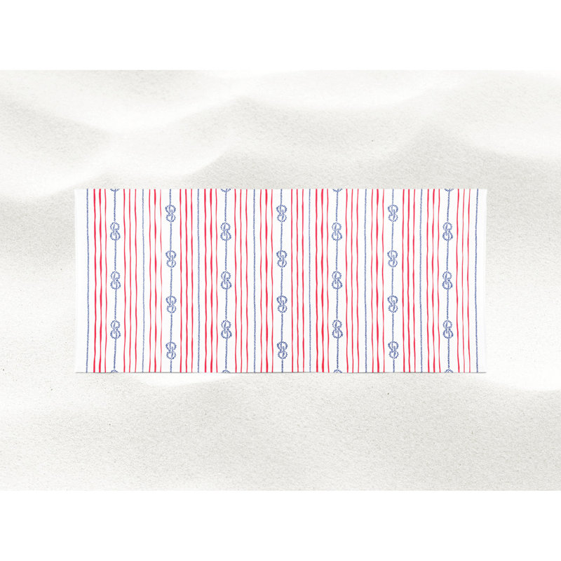 Serviette de plage 100% coton Acres