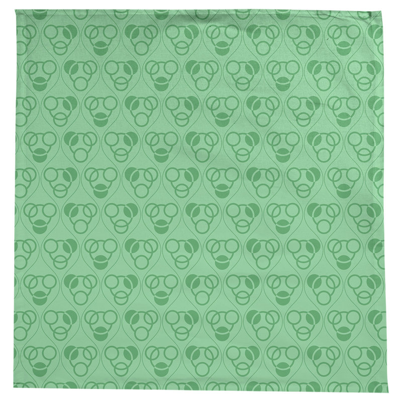 Nappe classiques des cercles et des vagues, Vert