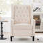 Chaise d'appoint, chaise capitonnée pour le salon-1958143171
