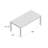 Sawin Glass Top Single Coffee Table