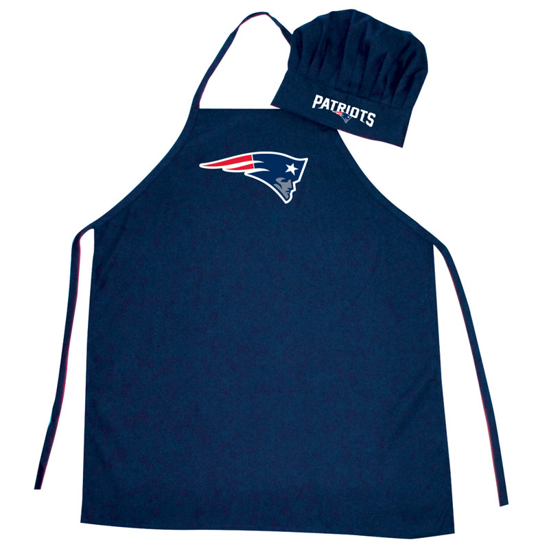 NFL No Pattern Apron Sets, New England Patriots
