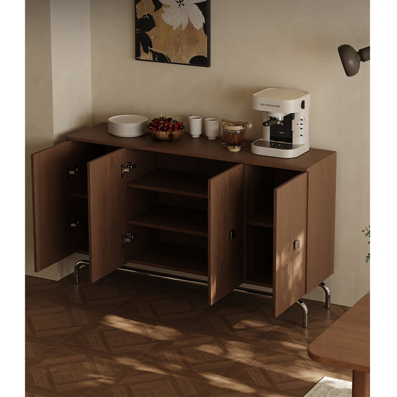 Buffet de style moderne et minimaliste moderne, H 35,4 po x l 47,2 po x P 15,7 po