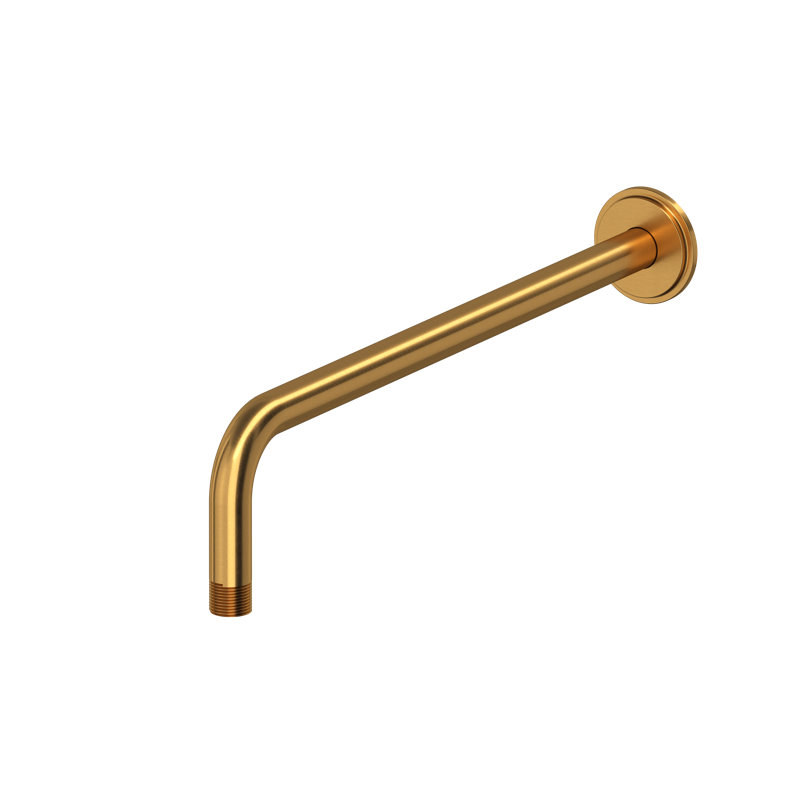 Riobel 16" Wall Mount Shower Arm, Brushed Gold