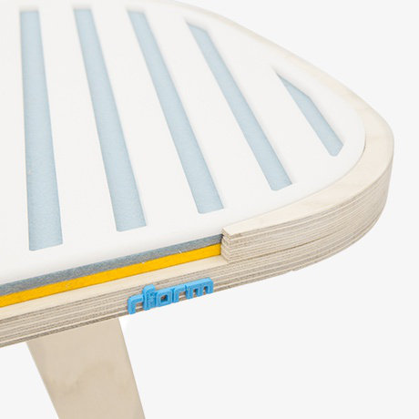 Socorro End Table, Grey / Yellow / White
