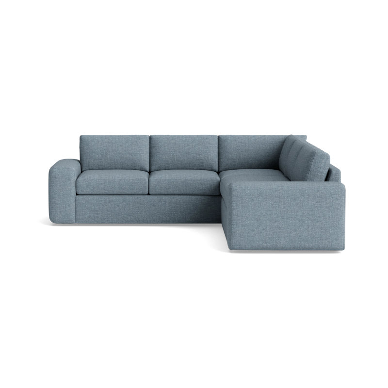 The OG Sectional, Plush Woven - Tan, Left Hand Facing