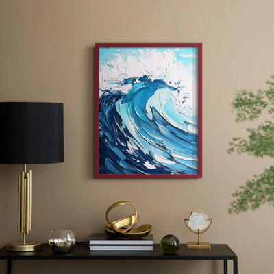 NAUTICAL Series Lxxxxi, reproduction encadrée - bois massif