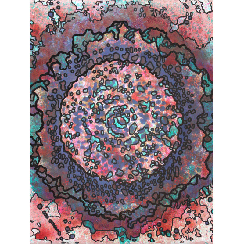 Stain 30 Print by Katie Schutte, 21.25" H x 17.25" W