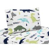 Sweet Jojo Designs Mod Dinosaur 3 Piece Sheet Set & Reviews | Wayfair