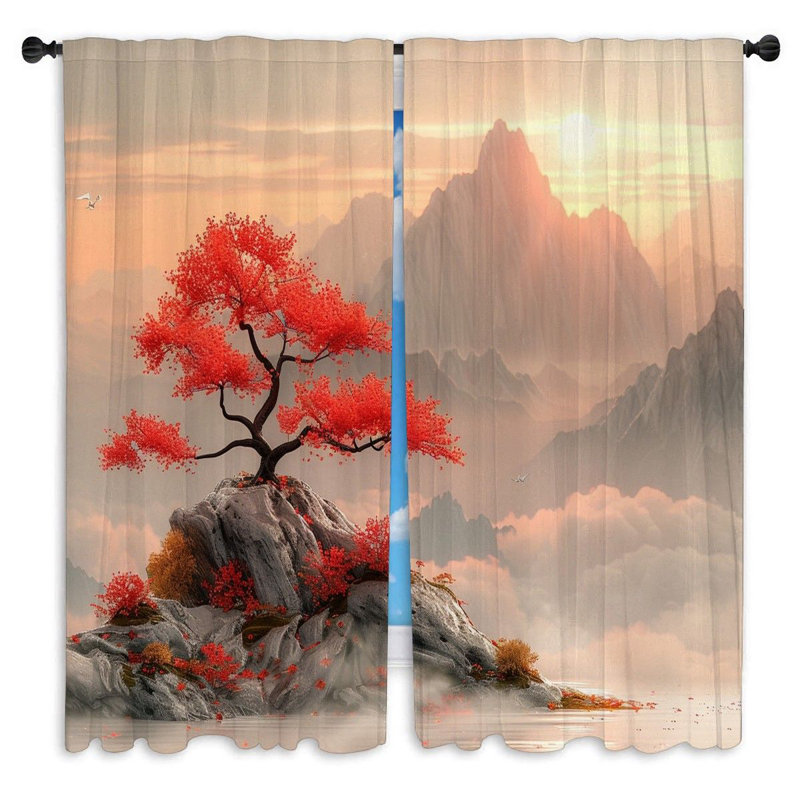 Malsky Room Darkening Curtain Pair, 40" W x 82" L