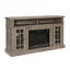 Meuble télé Classic Classic, console de divertissement moderne avec foyer de 23 po, console de télévision