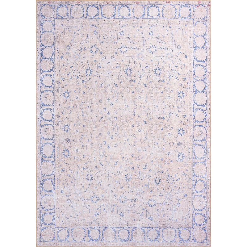Sixtine Chenille Oriental Indoor Rug, Rectangle 7'6" x 10'6"