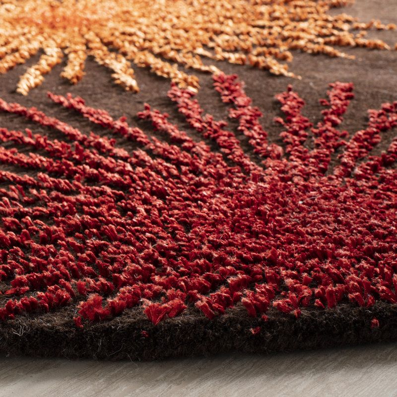 Amier Soho Hand Tufted Wool And Viscose Rug, Rectangle 8' x 10'