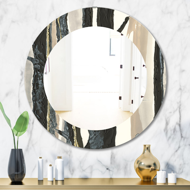 Miroir mural Forest Silhouette II, H 23,6 po x l 23,6 po