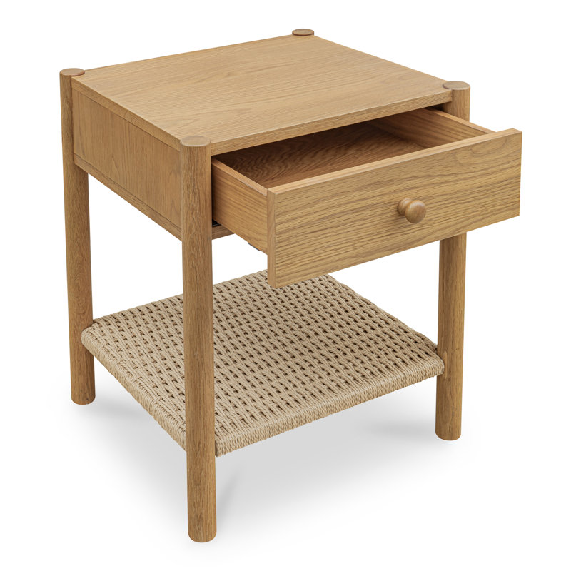 Alino 19.69'' W Nightstand, Natural