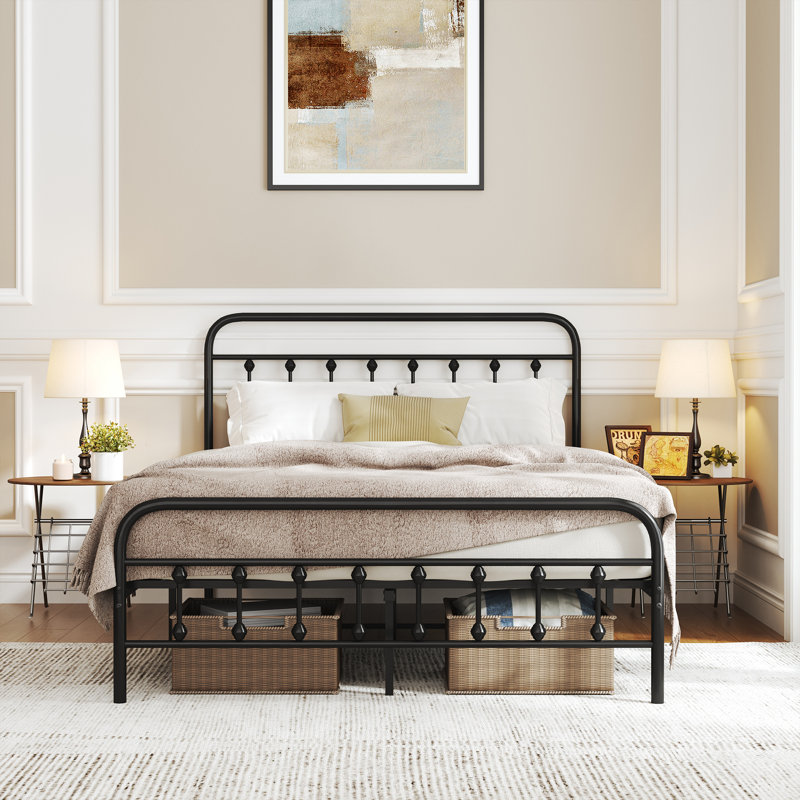 Full Size Metal Platform Bed Frame
