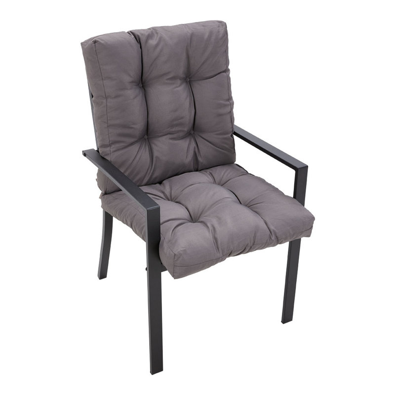 Outdoor Seat/Back Cushion, Dark Grey