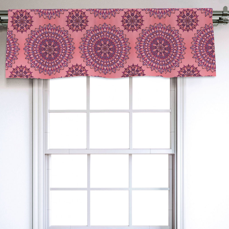 Sateen Ruffled Window Valance