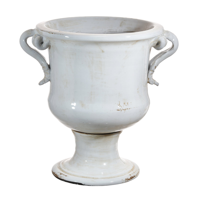 Rutherford Terracotta Jar, Antique White