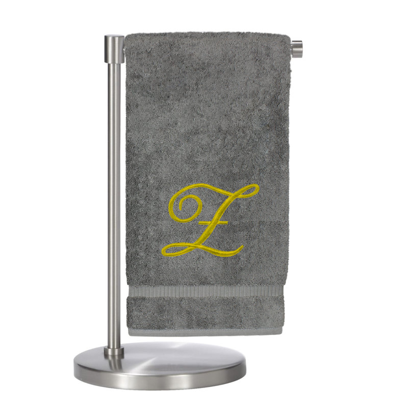 Super Plush Bath Towel, Gray/Gold, Z