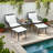5-Piece Patio Conversation Set with Cushions, Outdoor Seating Group for Garden Backyard Poolside-1942267385