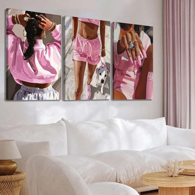 3 Piece Wrapped Canvas Print