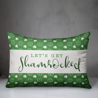 Spun Polyester Reversible Throw Pillow