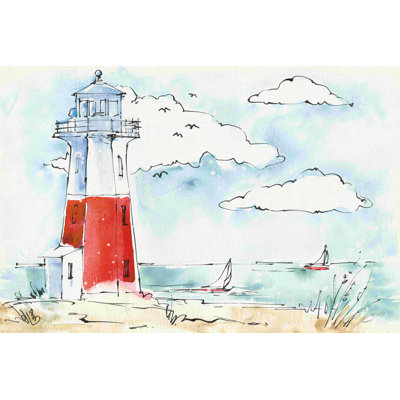 Coastal Life VII bleu / rouge