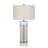 Glass and Ceramic Table Lamp