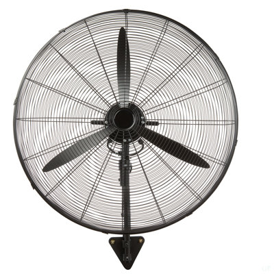 Wall-Mount Misting Fan, 30 Inch, 3-Speed High Velocity Max. 9500 CFM, Waterproof Oscillating Industrial Wall Fan, Commercial Or Residential For Warehouse, Greenhouse, Workshop, Black, ETL Listed