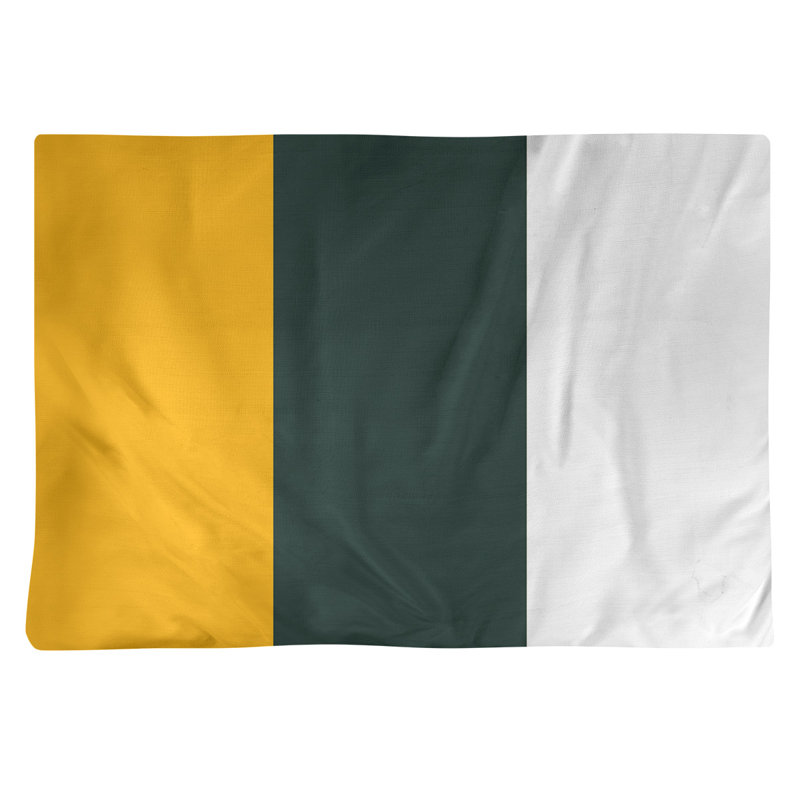 Récapitulatif en coton 18 po football Green Bay, Vert