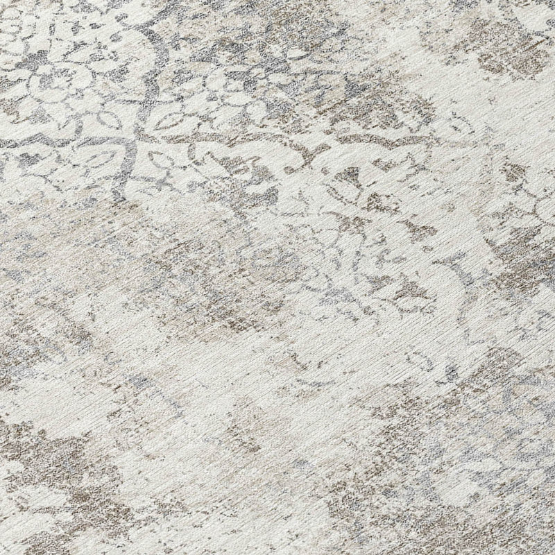 Tapis intérieur / extérieur en polyester tissé à la machine Jelaya, Rectangle 9 pi x 12 pi