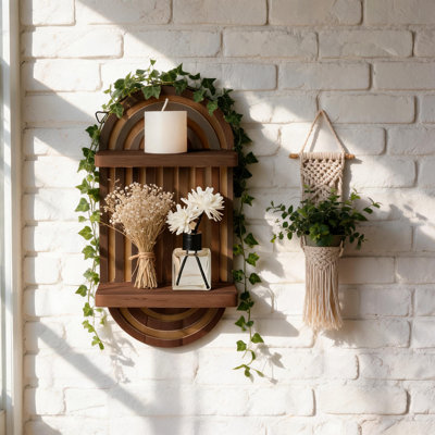 Tablettes murales flottantes Boho